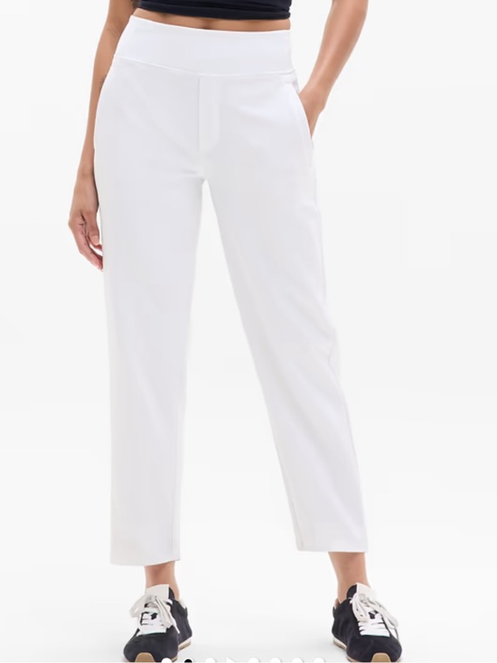 Athleta Pants - Athleta White High-Rise Performance Office Pants
